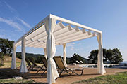 Kheope Sails and Saki By KE Renovate the Terrace of Agriturismo La Meridiana in Montieri