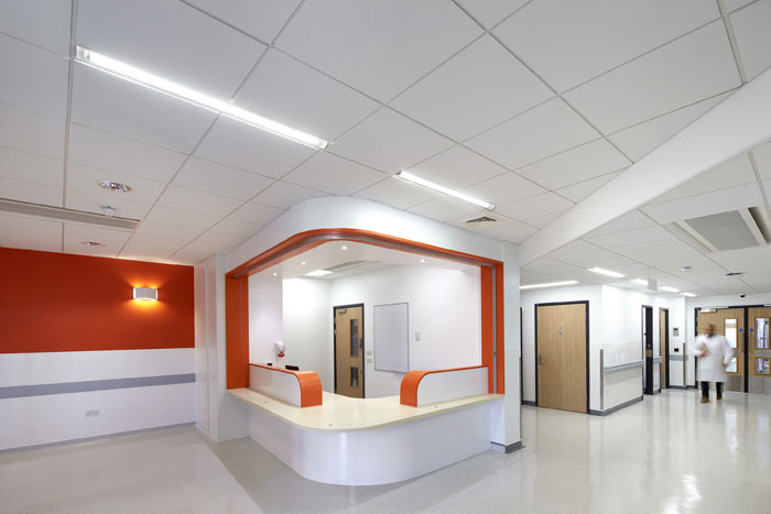 Knauf AMF takes care of hygiene and acoustics at Lister Hospital