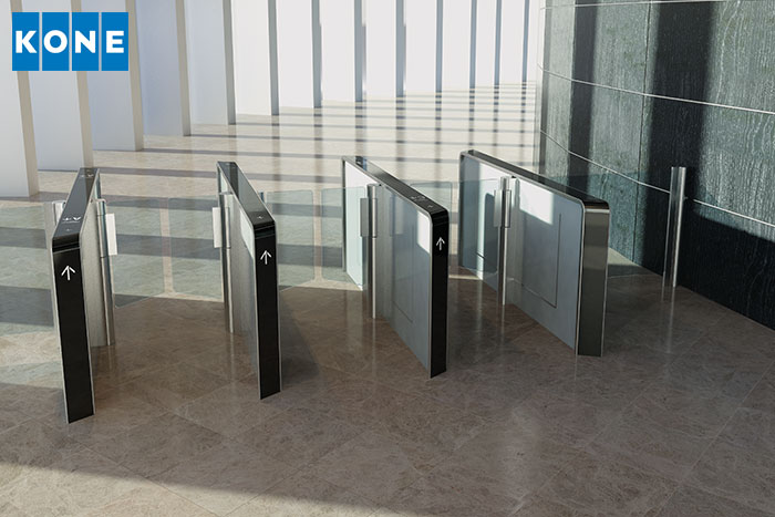 KONE introduces turnstile solution for smoother, smarter people flow