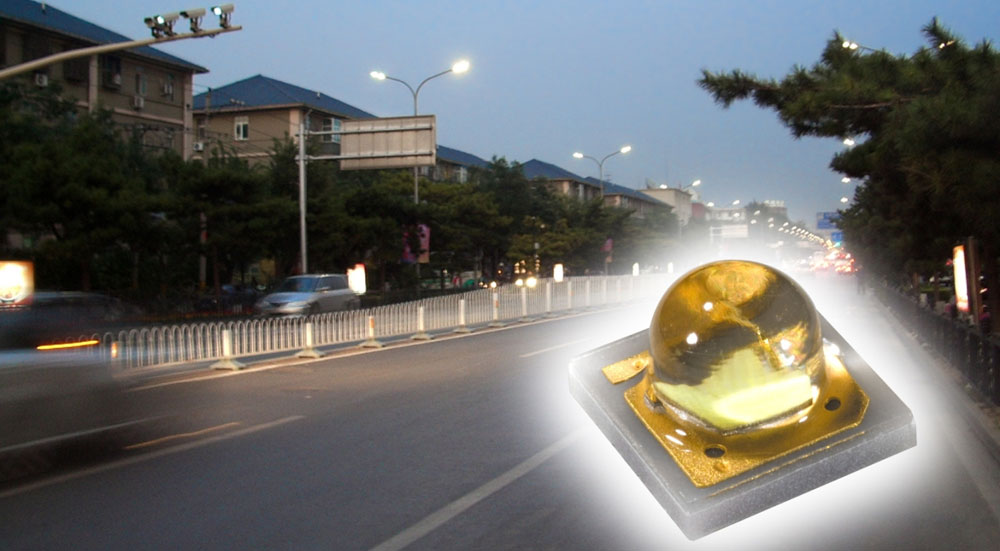 LED street lighting conquers China.