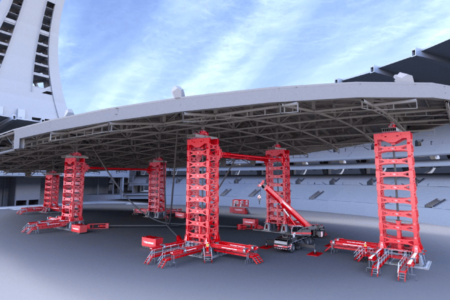 Mammoet Awarded Contract to Help Renovate Montreal’s Olympic Stadium