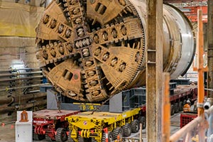Mammoet Transportation of Tunnel Boring Machines in Melbourne