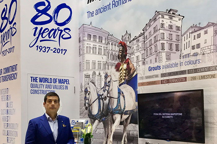 MAPEI showcases complete and economical stone installation solution at the Middle East Stone Exhibition