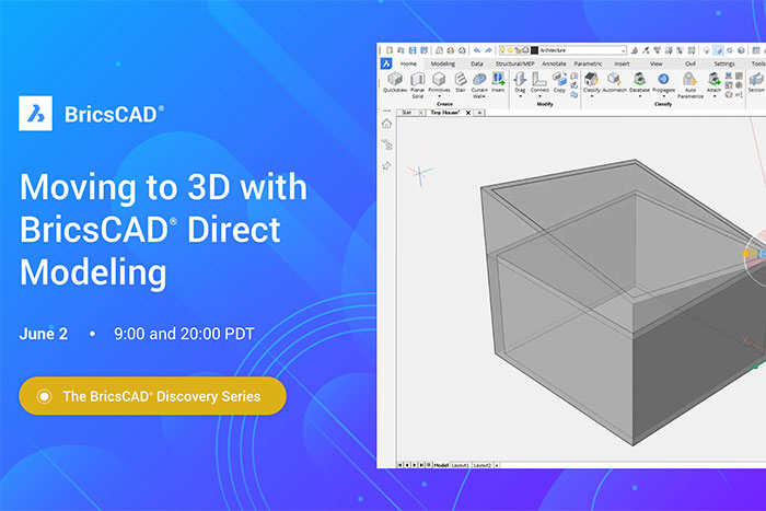 Moving to 3D with BricsCAD Direct Modeling