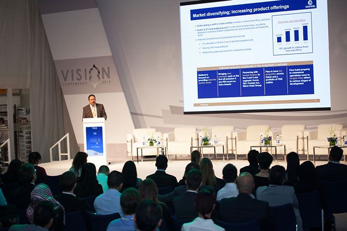 Nakheel Highlights Dubai’s Growing Hospitality Scene at the Vision Conference 2015