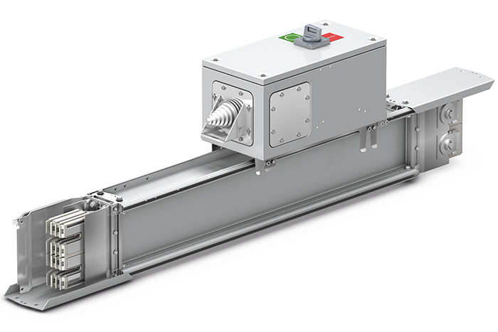 New busbar trunking system for high currents up to 6,300 ampere