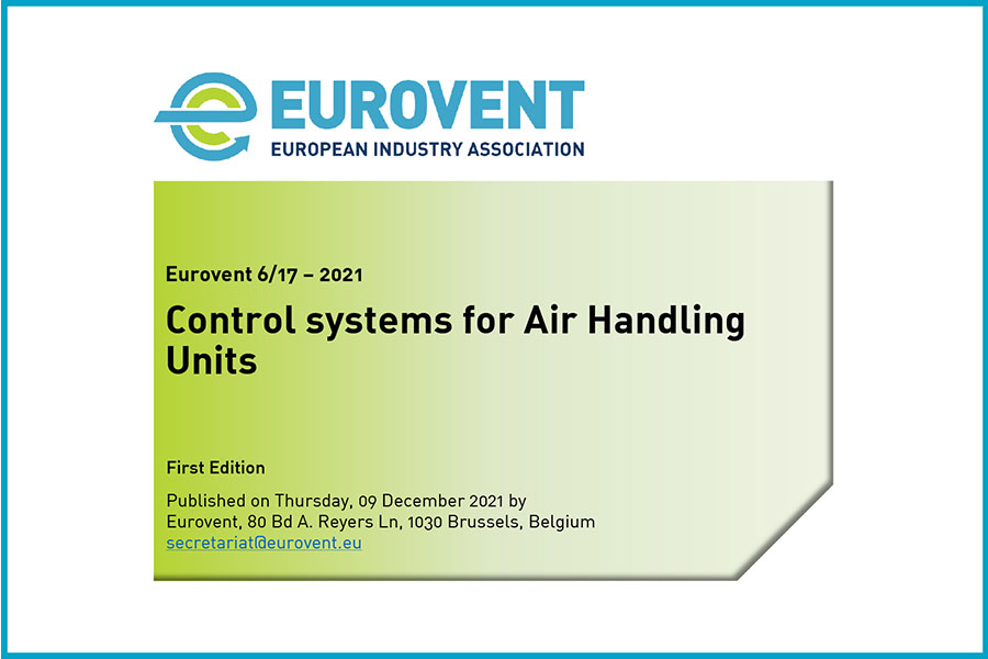 New Eurovent Recommendation on AHU control systems