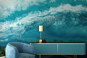 New Feathr Ocean Wall Mural Collection Dives into The Deep Blue
