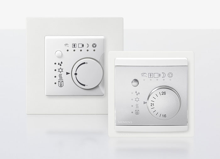 New Gamma room temperature controllers from Siemens.