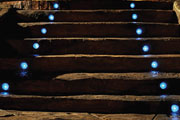 Solar LED Emitting Tiles