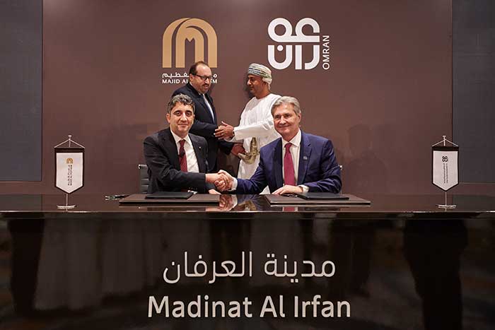 OMRAN and Majid Al Futtaim Partner to Develop  Madinat Al Irfan
