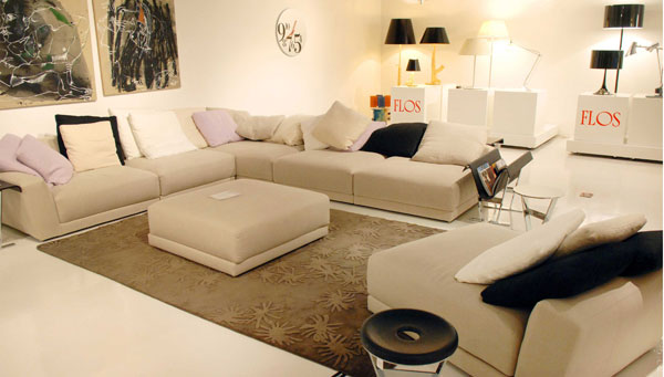 Opening of B&B Italia premier furniture brand showroom in Abu Dhabi.