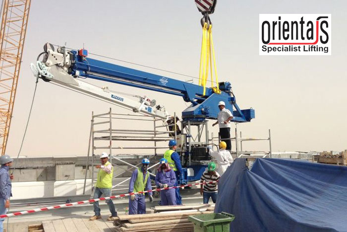 Optimus - an innovative aluminium built crane installed on double track rail