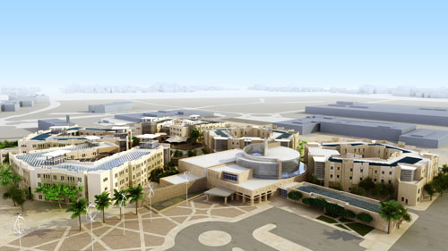 Painting the 'Ivory Tower' green in Qatar's Education City