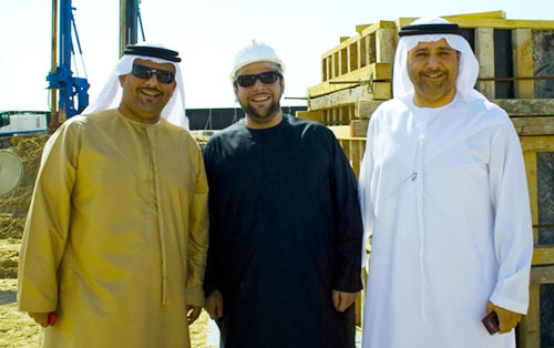 Mustafa Galadari, Rashid A.W. Galadari and Ilyas Galadari.