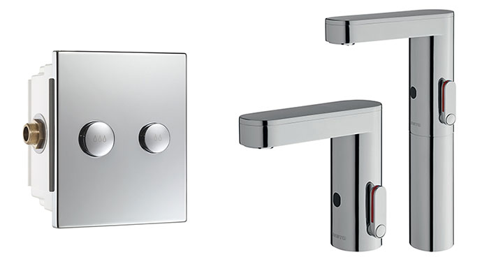 PRESTO water-saving taps and fittings for all public sanitary facilities