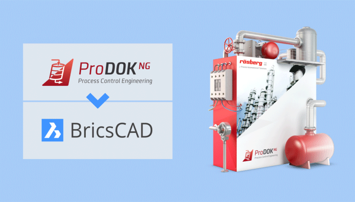 Rosberg integrates BricsCAD in ProDOK NG