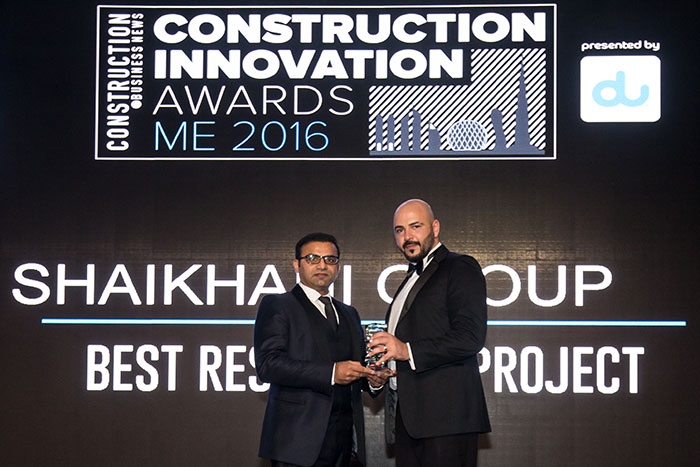 Shaikhani Group bags coveted construction industry awards for excellence