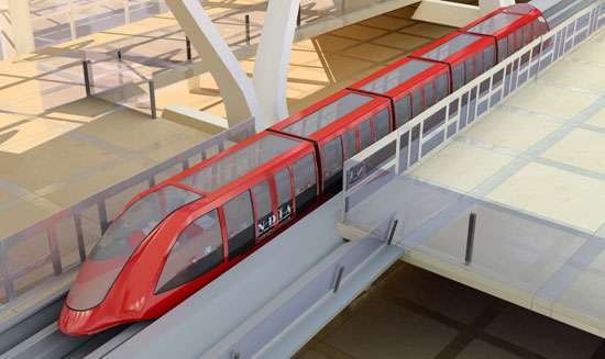 Siemens Equips Cable Liner Shuttle for New Airport in Doha with Electrical Equipment.
