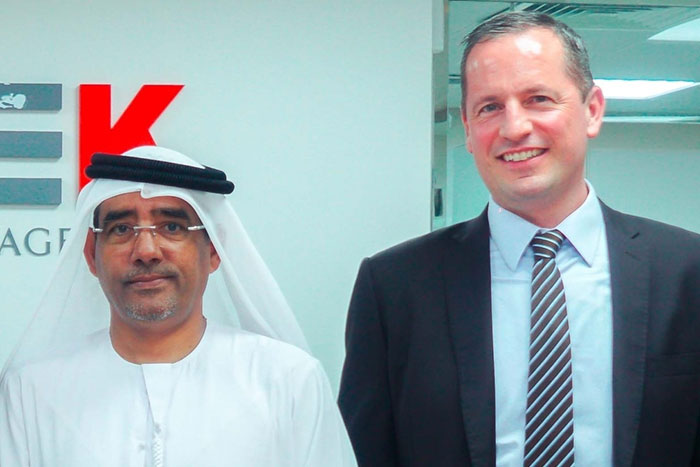 Saeed Tamimi, Farnek Security Manager, Abu Dhabi and Markus Oberlin, CEO, Farnek.