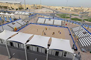 Structurflex at the Volley Ball Beach Court in Al Gharafa Sports Club