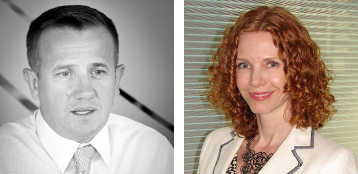 Tim Risbridger, Head of Transportation, Middle East at EC Harris and Holley Chant, Corporate Sustainability Director at KEO International Consultants.
