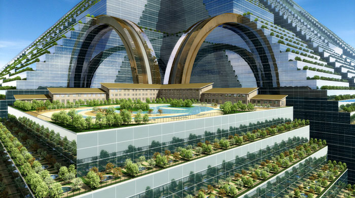 Sustainable city to cut carbon-emissions by 90%, boost travel and reduce commuting.