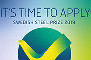 Swedish Steel Prize 2019 is now open for entry