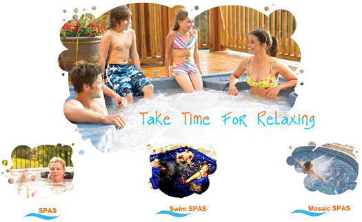 Take time for relaxing with your own Spa from Aqua Prestige Trading.