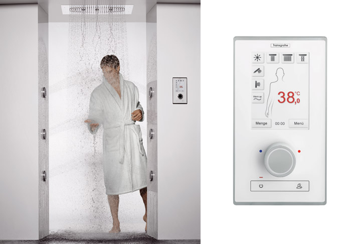 The digital world enters the bathroom.