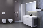 The Geberit bathroom series Smyle now has a new look