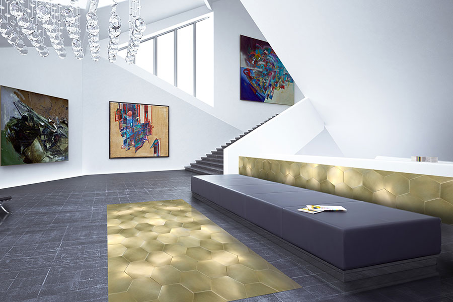 The Planium Colored 'Islands' to Revolutionize Floors