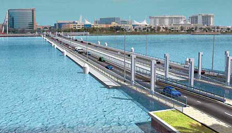 Dubai Floating Bridge - A recent RTA project by Unibeton Ready Mix.