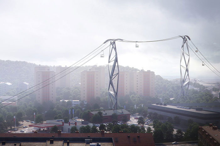 UNStudio's design selected for the new Gothenburg Cable Car