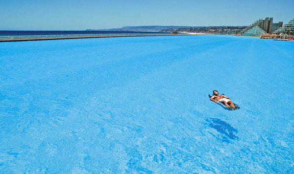 World's largest swimming pool creators in talks on bringing their technology to the region.