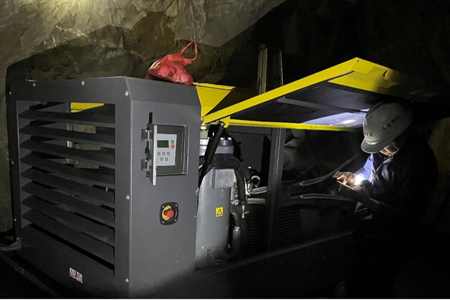 Zero Emission Electric Portable Air Compressors Are a Breath of Fresh Air for Underground Mining